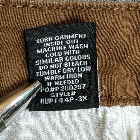 Almost Famous Womens Brown Tan Patchwork Denim Jeans Raw Edge High Rise Size 11 - Picture 14 of 14